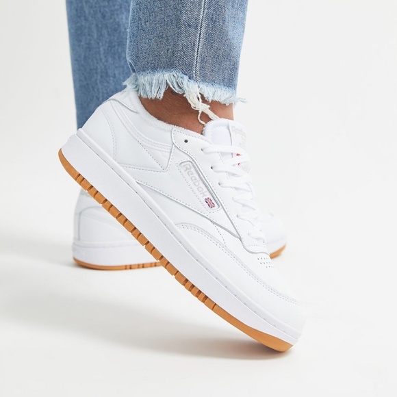 reebok uo exclusive club c double sneaker